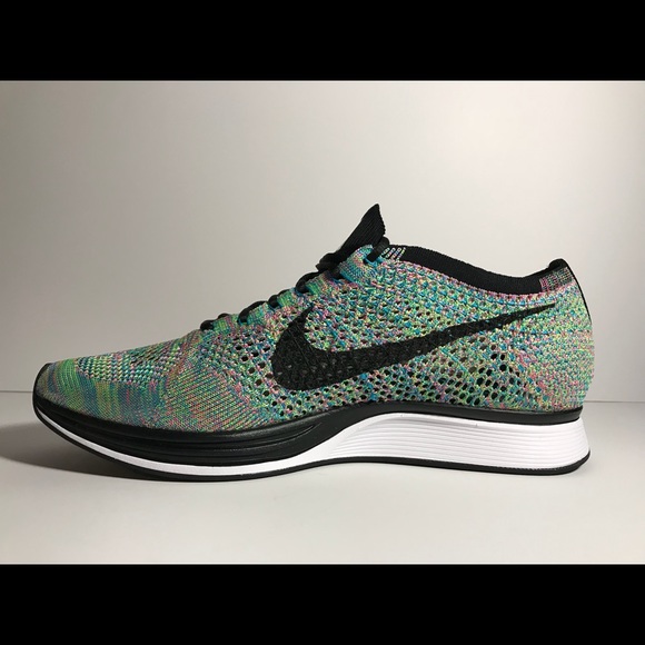 Nike Flyknit Racer Multicolor  sizes 9.5 and 10.5 - Picture 6 of 8